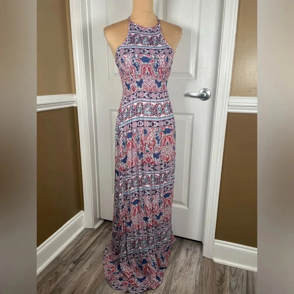 RUE 21 Halter Maxi Dress Small - Picture 5 of 6